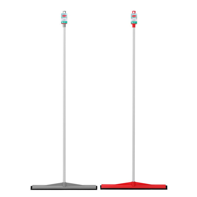 Floor Foam Squeegee 55cm 1.4m Handle 2 Assorted