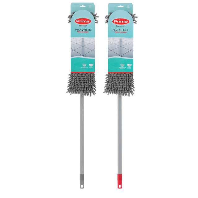 Microfibre Floor Sweeper Extendable Handle 2 Assorted