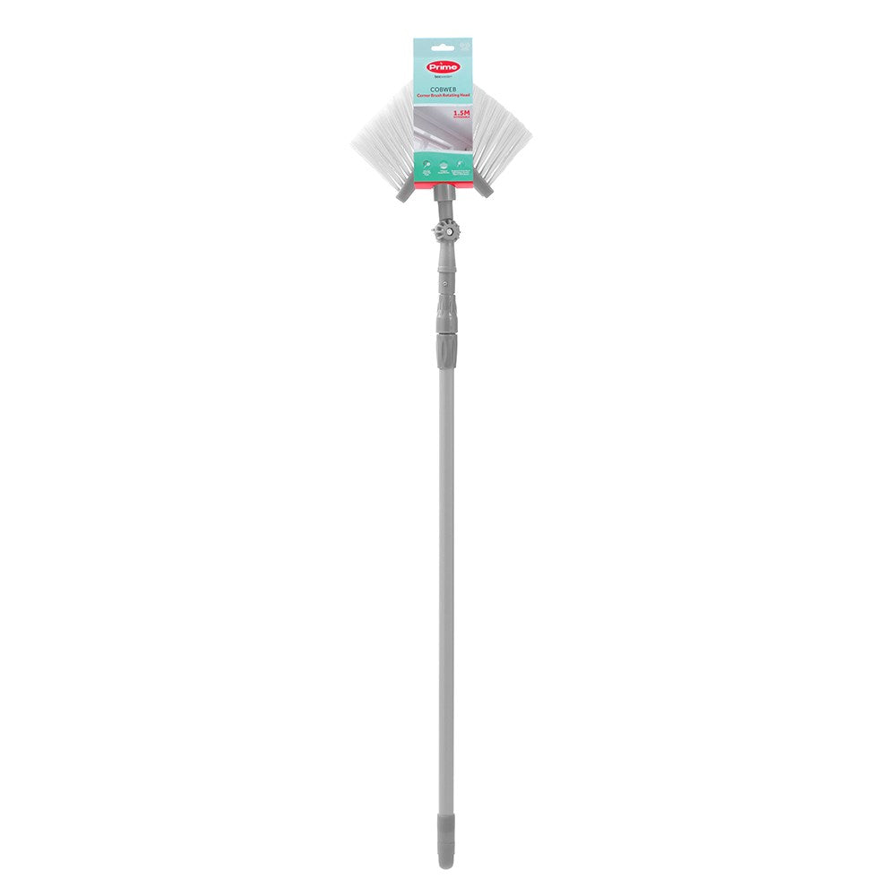 Corner Cobweb Brush Rotating Head 1.5m - Assorted