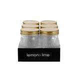 6 Pack Roma Ribbed Conserve Jar 300ml