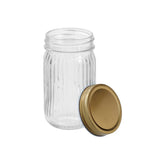 6 Pack Roma Ribbed Conserve Jar 450ml