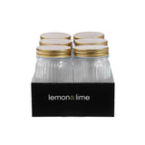 6 Pack Roma Ribbed Conserve Jar 450ml