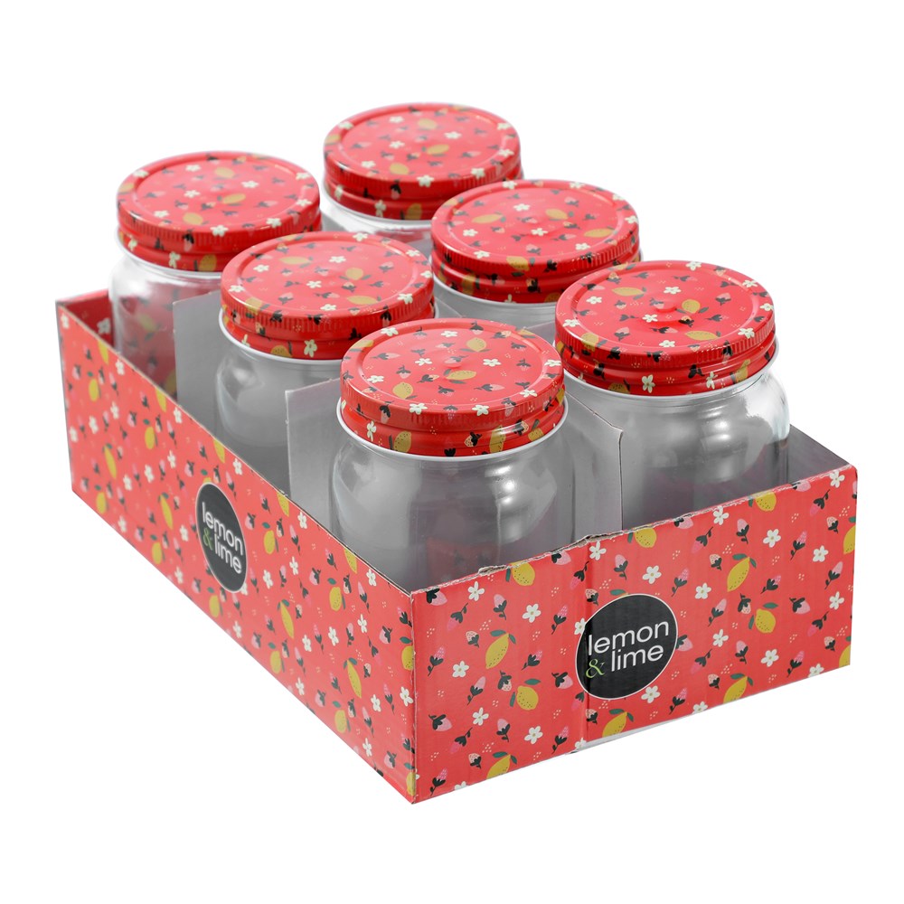 6 Pack Conserve Jar 500ML
