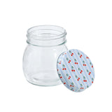 6 Pack Cherry Stripe Deco Conserve Jar 300ml