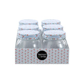 6 Pack Cherry Stripe Deco Conserve Jar 300ml