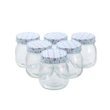 6 Pack Cherry Stripe Deco Conserve Jar 300ml