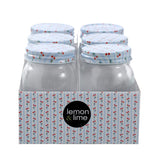 6 Pack Cherry Stripe Deco Conserve Jar 500ml
