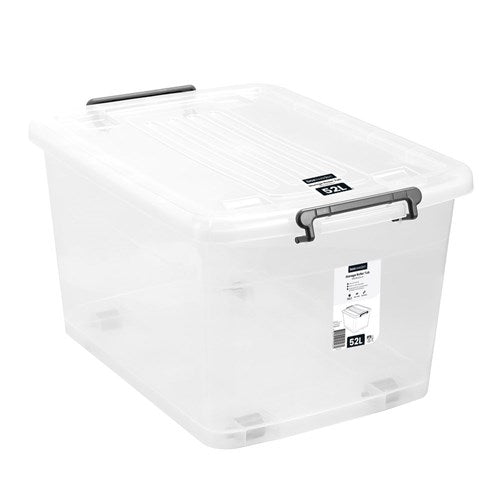 Transparent Storage Tub 52L