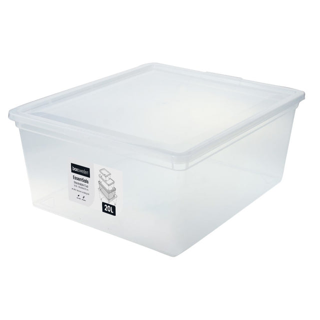 Stackable Storage Tub with Lid 20L