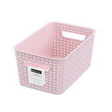 Woven Pastel Basket 18.5 x 28 x 13cm