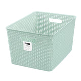 Woven Pastel Basket 28.5 x 41.5 x 22cm