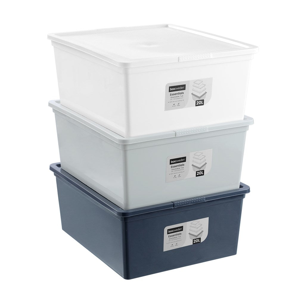 Essentials Stackable Tub 20L