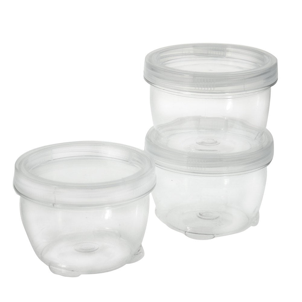 3 Pack Twist-Lock Stacking Container 260ml