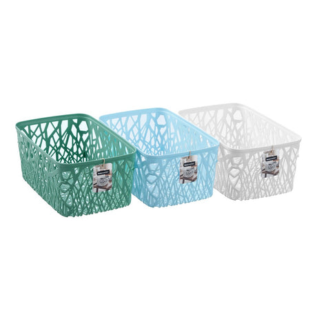Mosiac Basket 28.5 x 17 x 12cm
