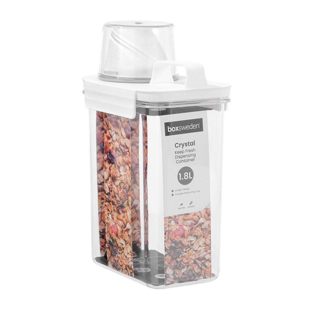 Crystal Keep Fresh Dispensing Container 1.8L