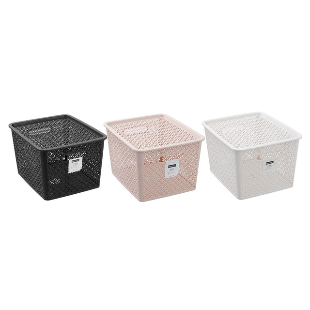 Medallion Basket With Lid 19L