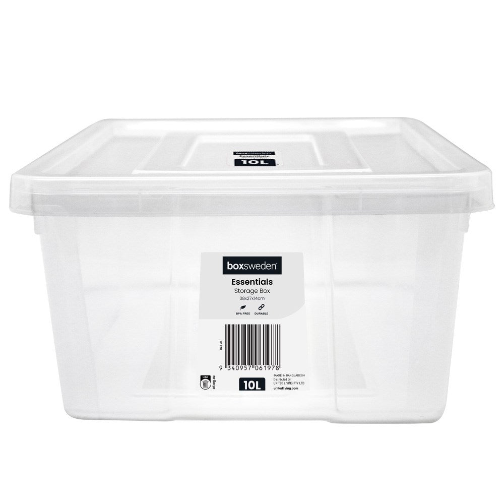 Clip Lock Storage Box 10L