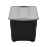 Black Tub with Coloured Lid 50L