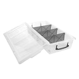 Underbed Storage Tub with Dividers 35L