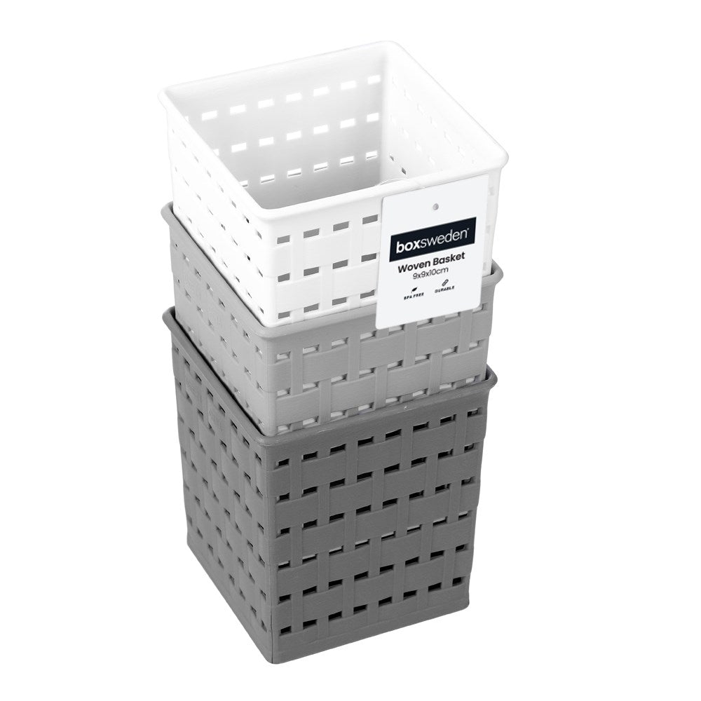 Woven Storage Basket 9 x 9 x 10cm