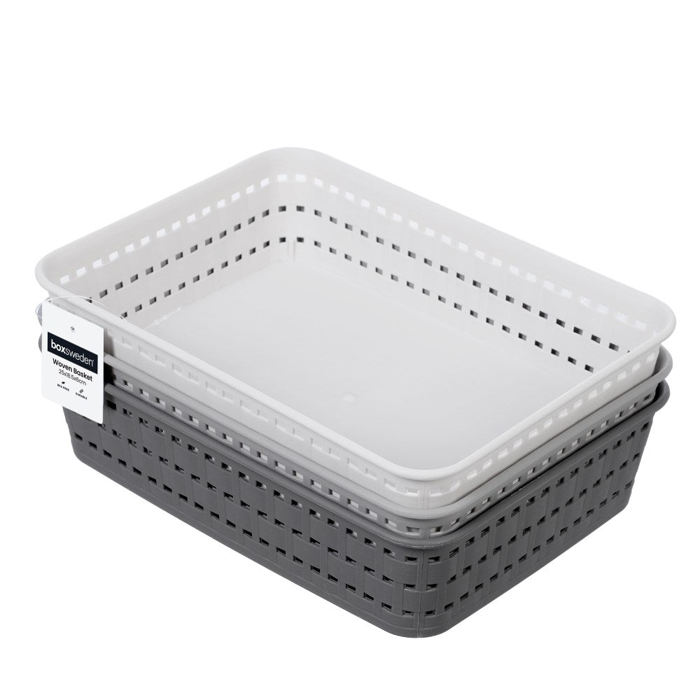Woven Storage Basket 25 x 18 x 6cm