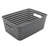 Woven Basket Pastel 27 x 20 x 10cm