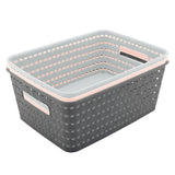 Woven Basket Pastel 27 x 20 x 10cm