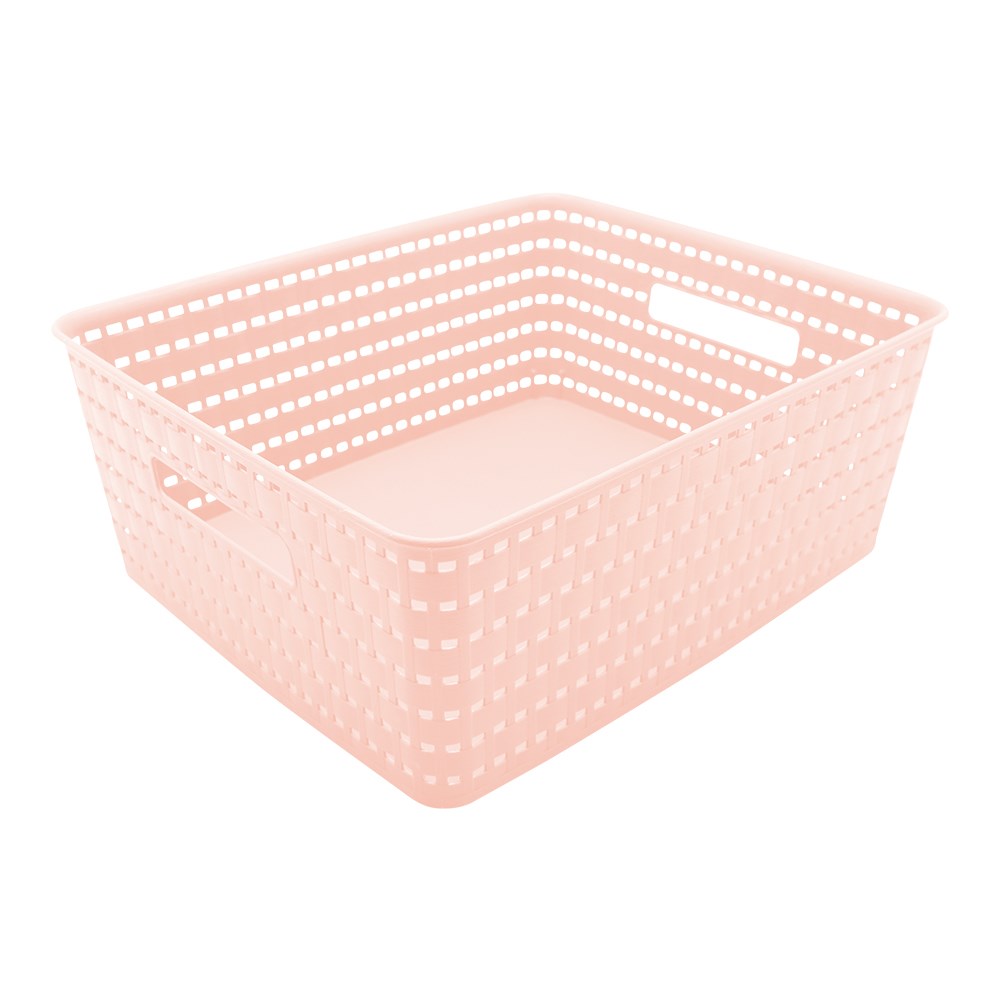 Woven Basket Pastel 35 x 29 x 13.5cm