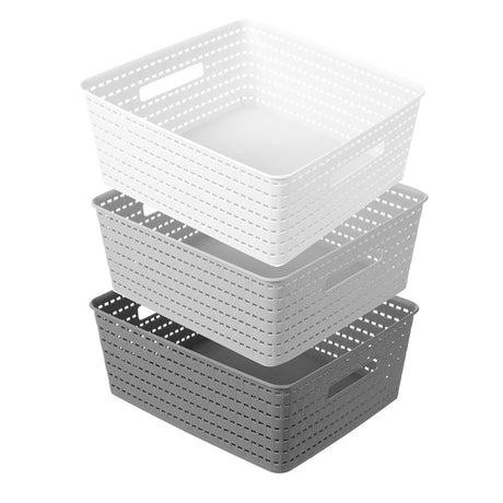 Woven Storage Basket 35 x 29 x 13.5cm