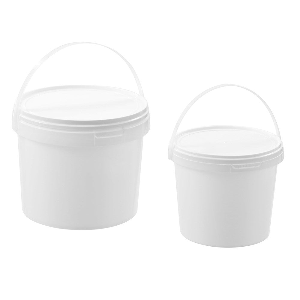 Heavy Duty Handled Pail Bucket 5L White