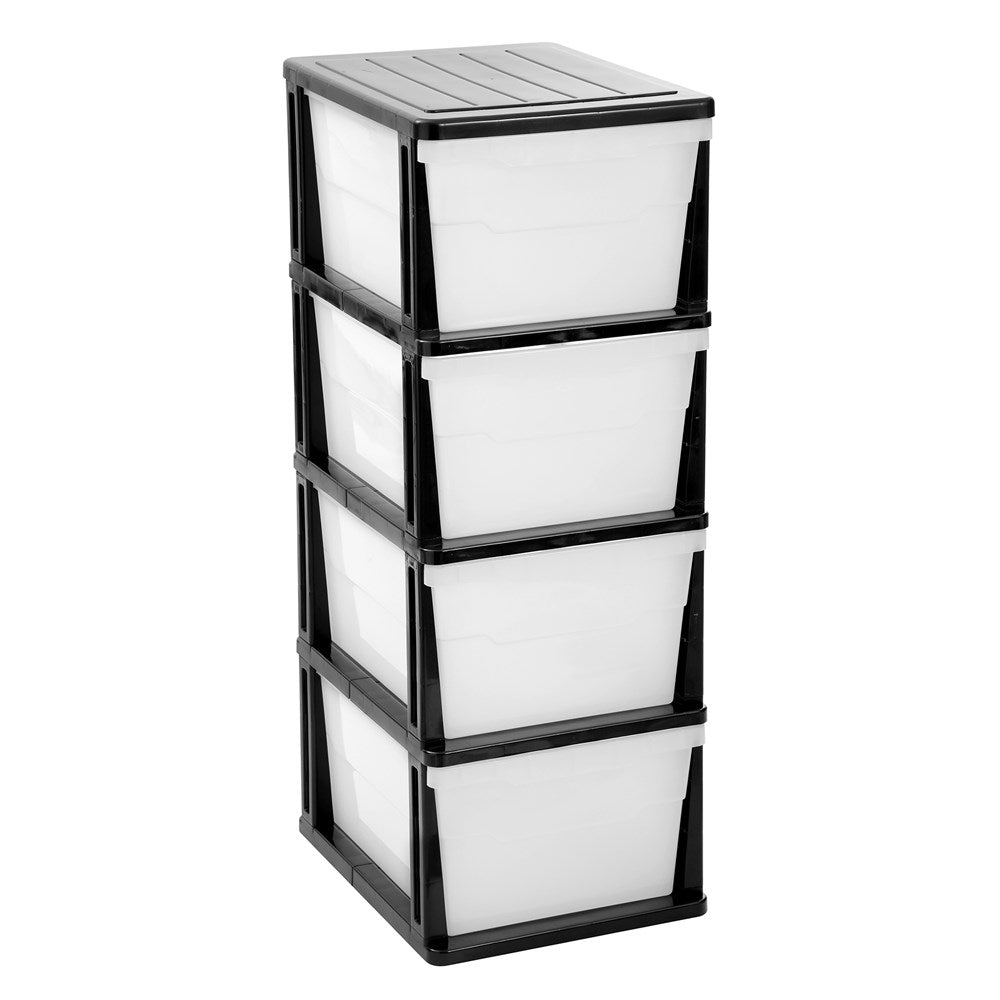 4 Drawer Storage Unit 38 x 48 x 103cm