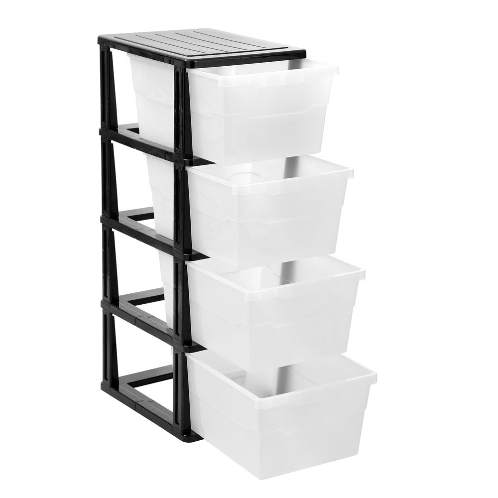 4 Drawer Storage Unit 38 x 48 x 103cm