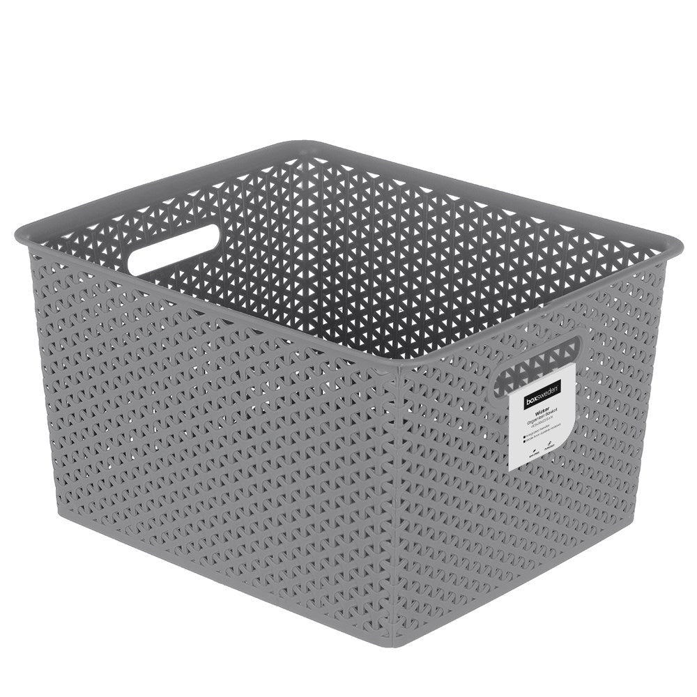 Wicker Design Organiser Basket 35L
