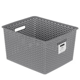Wicker Design Organiser Basket 35L
