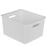 Wicker Design Organiser Basket 35L