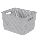 Wicker Design Organiser Basket 4 Assorted