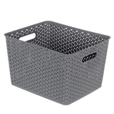 Wicker Design Organiser Basket 4 Assorted