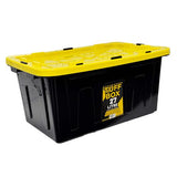Industrial Tub Black with Coloured Lid 27L