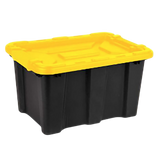 Industrial Tub Black with Coloured Lid 25L