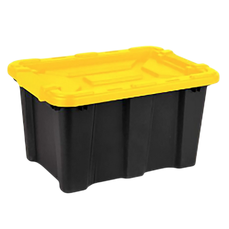 Industrial Tub Black with Coloured Lid 25L