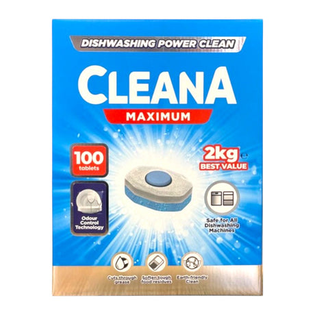 Cleana Dishwashing Tablets - 100 Pack