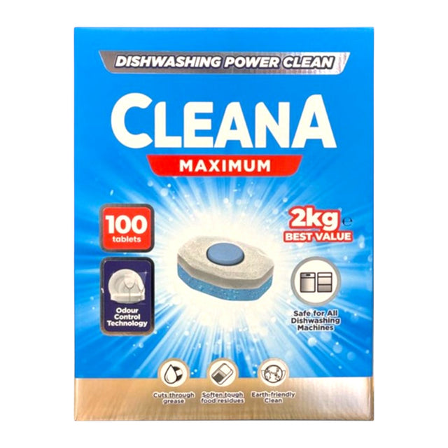 Cleana Dishwashing Tablets - 100 Pack