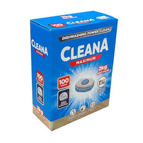 Cleana Dishwashing Tablets - 100 Pack
