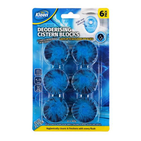 Blue Toilet Bowl Cleaner Tablets – 6 Pack