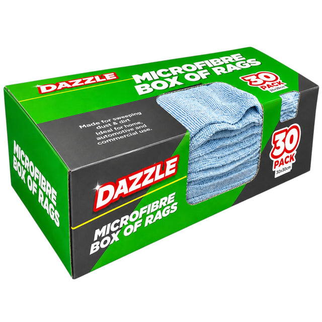 Microfibre Rags - 30 Pack