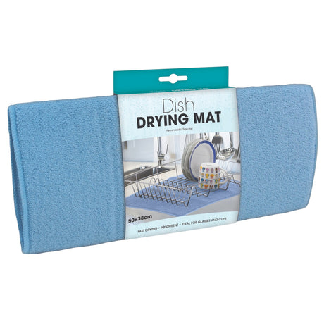 Dish Drying Mat – 4 Assorted Colours