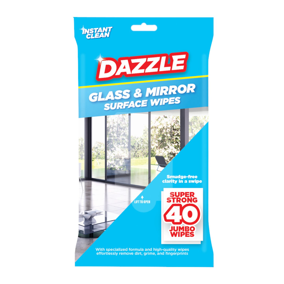 Dazzle Glass & Mirror Wipes