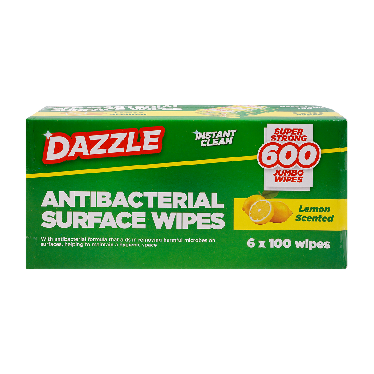 Dazzle Antibacterial Wipes - 600 Pack
