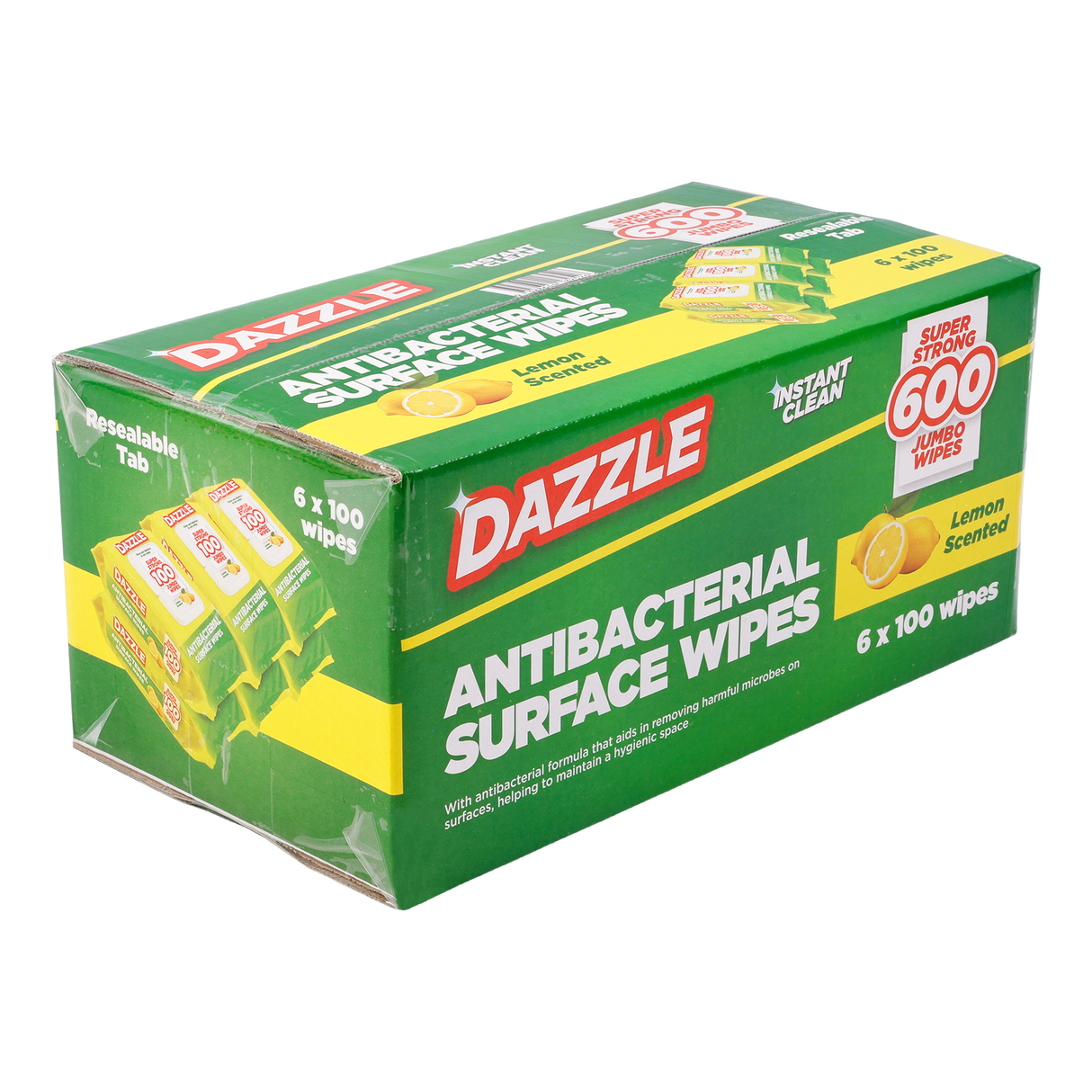 Dazzle Antibacterial Wipes - 600 Pack