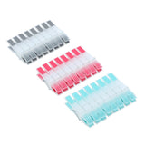 24 Pack Soft Touch Square Clothes Pegs